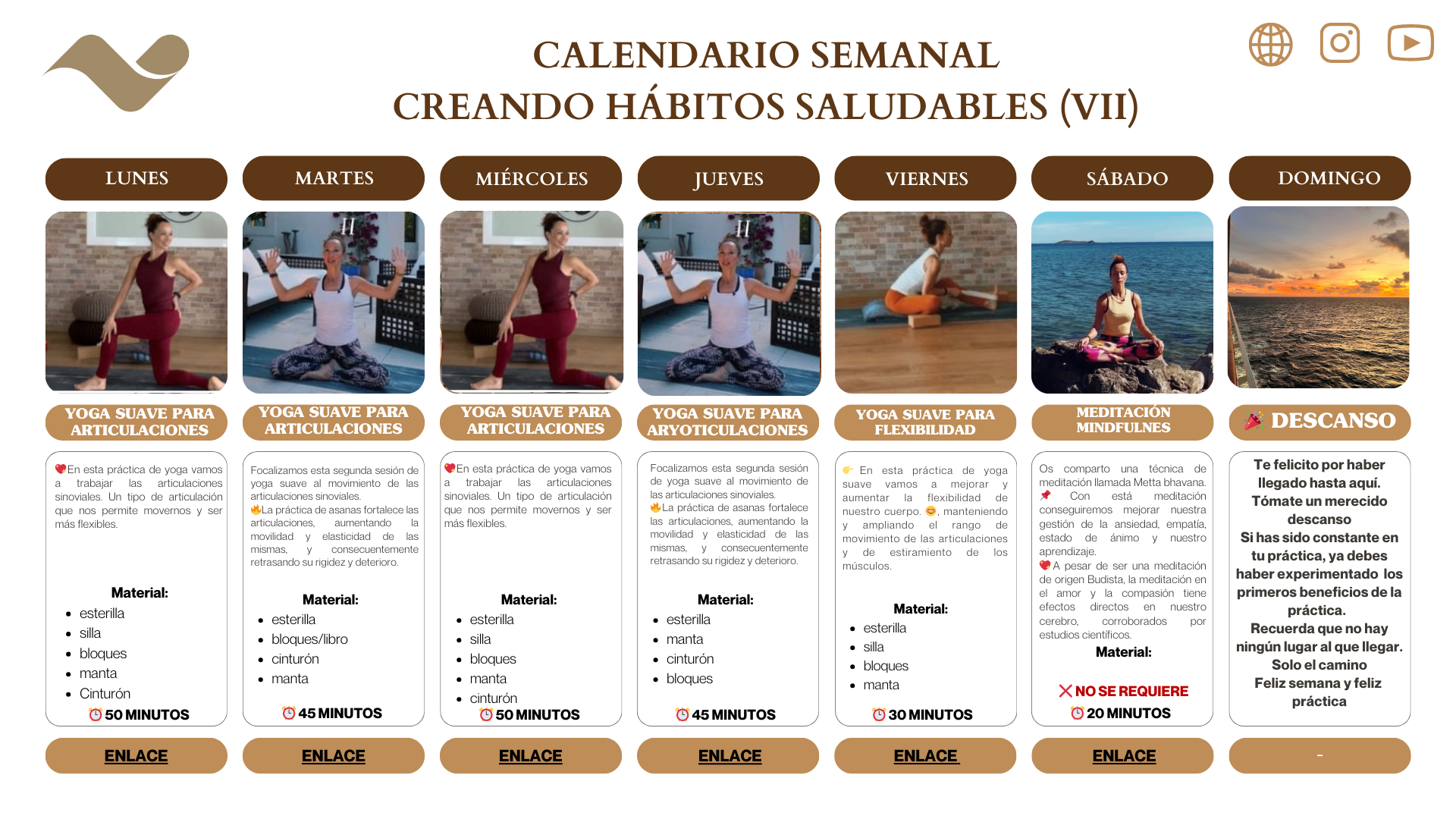calendario yoga mindfulness